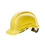 Capacete Proteção em ABS com Ajuste Amarelo