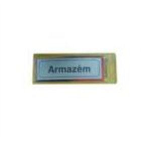 Sinalética Armazém Plástico Adesivo 17x5.5mm