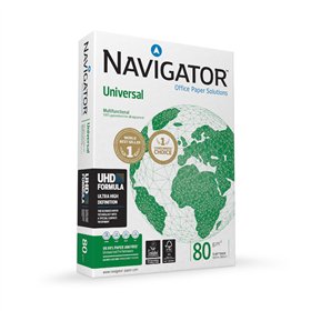 Papel 080gr Fotocopia A4 Navigator Premium Universal 1x500F