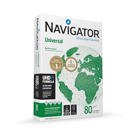 Papel 080gr Fotocopia A3 Navigator Premium 1x500Fls