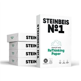 Papel 080gr Fotocopia A3 Reciclado Steinbeis 5x500Fls