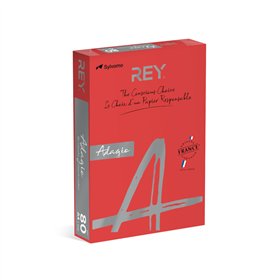 Papel Fotocopia Vermelho Intenso Adagio(cd22) A4 80gr 1x500F