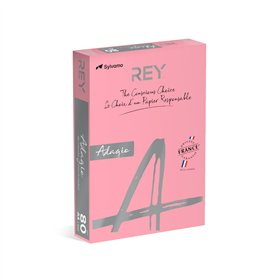 Papel Fotocopia Rosa Fluorescente Adagio A4 80gr 1x500F