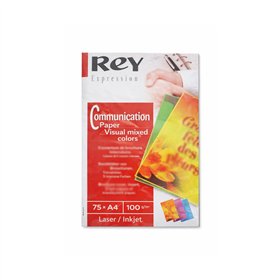 Papel Fotocopia 5 Cores Intensas A4 100gr 5x1575Fls