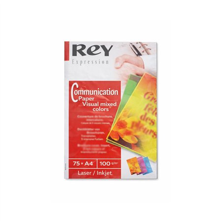 Papel Fotocopia 5 Cores Intensas A4 100gr 5x1575Fls