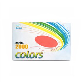 Papel Fotocopia Vermelho A4 80gr 100 Folhas