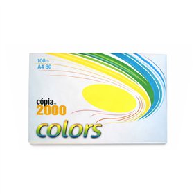 Papel Fotocopia 4 Cores Fluorescentes A4 080gr 4x25100Fls