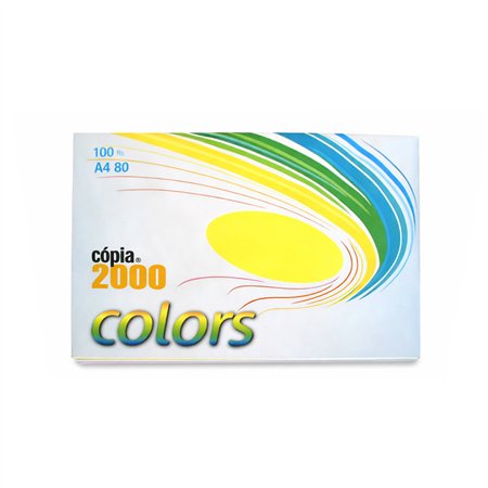Papel Fotocopia 4 Cores Fluorescentes A4 080gr 4x25100Fls