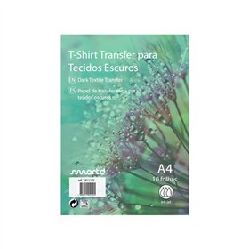 Papel Transfer T-Shirt InkJet A4 Tecidos Escuros 4232 10 Fls