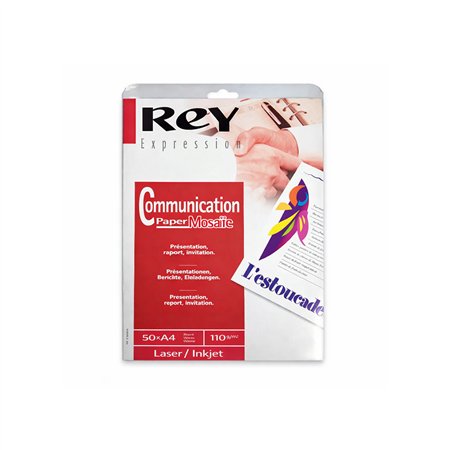 Papel 110gr Fotocopia A4 Rey Mosaic 50Fls