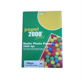 Papel A4 180g InkJet Foto Matte 2 Lados 20 Folhas