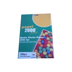 Papel A4 250g InkJet 2000 Foto Matte 20 Folhas