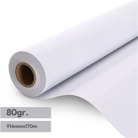 Papel 0914mmx170m 080g (PPC) Evolution 1 Rolo