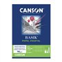 Papel Vegetal A4 90g Canson Basik Bloco 24Fls