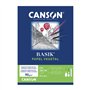 Papel Vegetal A3 90g Canson Basik Bloco 24Fls