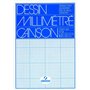 Papel Milimétrico 90g A4 Canson 50 Folhas