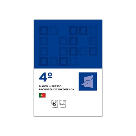 Blocos Impressos - Proposta Encomenda 155x215mm c/Duplicado