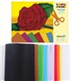 Papel Crepe 24x31cm Sortido Bloco 20 Folhas