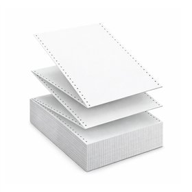Papel Continuo 240x304 (12x9.5) 60gr A4 1 Via Cx 2000