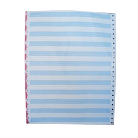 Papel Autocopiativo Continuo 240x12 (12x9.5) 4 Vias Azul