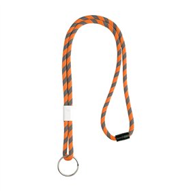Fita Multiusos Pescoço Tubular Ajuste Metálico Laranja 2x45m