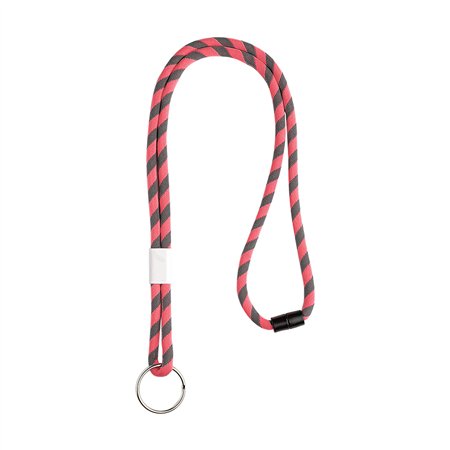 Fita Multiusos Pescoço Tubular Ajuste Metálico Rosa 2x45cm