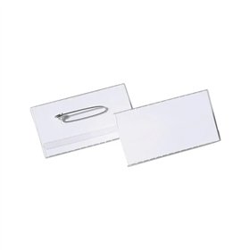 Porta-Nomes Horizontal 90x57mm Alfinete 50un