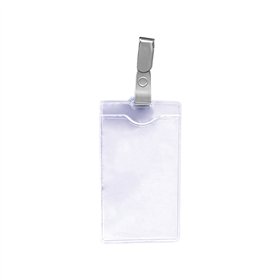 Porta-Nomes Vertical 62x108mm Mola Cinza 12un