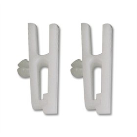 Mola Plástico para Porta-Nomes Branco 100un
