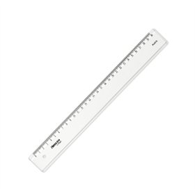 Régua Plástico Cristal 30cm Aristo Geocollege AR23030
