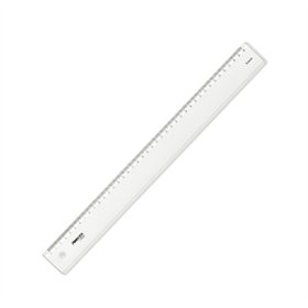 Régua Plástico Cristal 40cm Aristo Geocollege AR23040