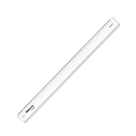 Régua Plástico Cristal 50cm Aristo Geocollege AR23050