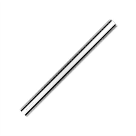 Régua Alumínio 50cm Aristo AR15051 c/Base Borracha