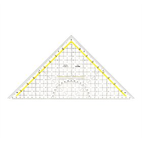 Esquadro Desenho HYP32,5cm Aristo AR16482 com Pega Fixa