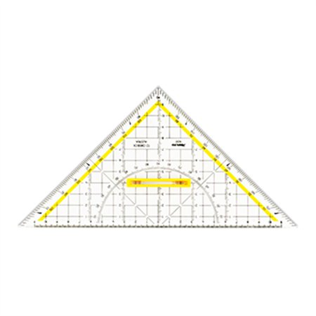 Esquadro Desenho HYP25cm Aristo AR16504 com Pega Removível