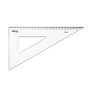 Esquadro Plástico Cristal 60G-25cm Aristo Geocollege AR23625