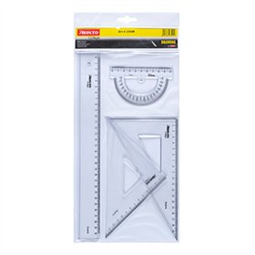 Conjunto Geometria Geocollege AR23509 Aristo 4 Peças