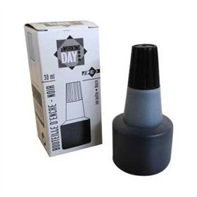 Tinta para Numeradores/Datadores Metal com Óleo 20ml Preto