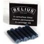 Tinta Canetas 6 Cartuxos Azul
