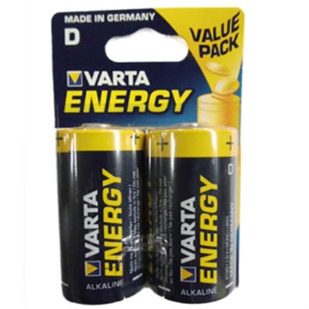 Pilhas LR20 / D Alcalinas 1.5V 15000mAh Varta Energy 2un