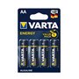 Pilhas AA LR6 Alcalinas 1.5V 2600mAh Varta Energy 4un
