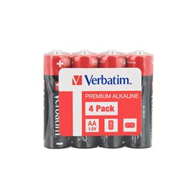 Pilhas AA LR6 Alcalinas 1.5V 2900mAh Verbatim 49501 4un