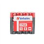 Pilhas AA LR6 Alcalinas 1.5V 2900mAh Verbatim 49501 4un