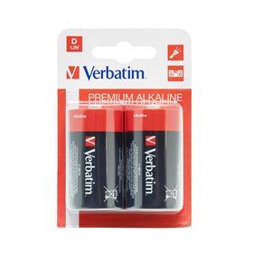 Pilhas LR20 / D Alcalinas 1.5V 18000mAh Verbatim 49923 2un