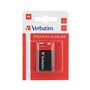 Pilhas 6LR61 Alcalinas 9V 500mAh Verbatim 49924 1un
