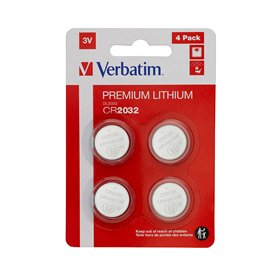 Pilhas CR2032 Lithium 3V 220mAh Verbatim 49533 4un