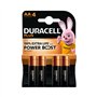 Pilhas AA LR06 Alcalinas 1.5V Power Boost Duracell Plus 4un