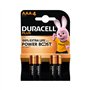 Pilhas AAA LR03 Alcalinas 1.5V Power Boost Duracell Plus 4un