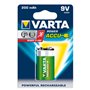 Pilhas Recarregáveis 9V 200mAh Varta 1un