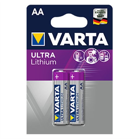 Pilhas AA Litio Varta LR6 1.5V 2un